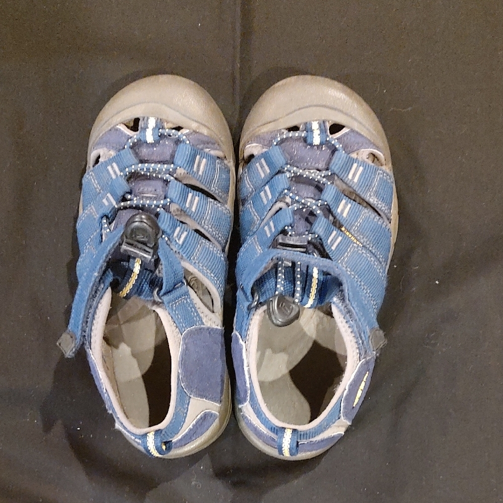 Kids Blue Sandals Keen Water/Hiking Shoes
